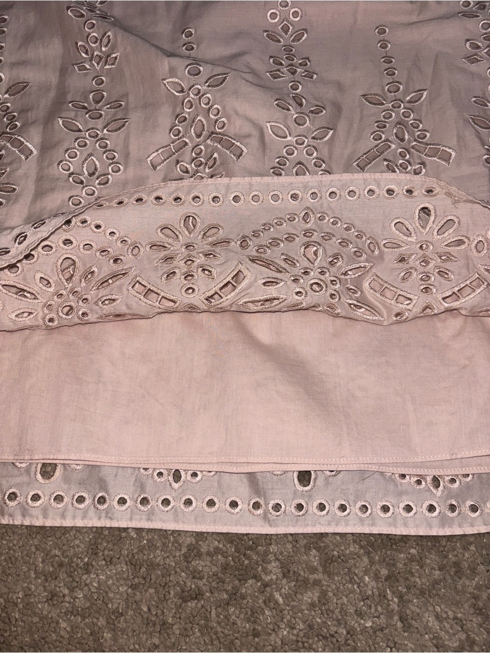 Parker Dress Women Small
BlushFlounced Eyelet Lined Cathy - Picture 8 of 12